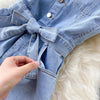 Outfit Salopette Jeans Donna