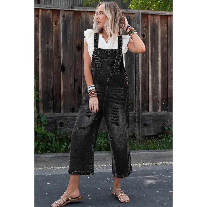 Salopette Jeans Lunga