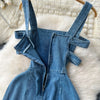 Salopette Jeans Lunga Donna