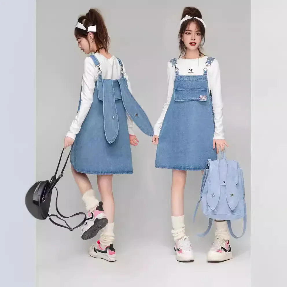 Salopette Jeans Leggero Donna