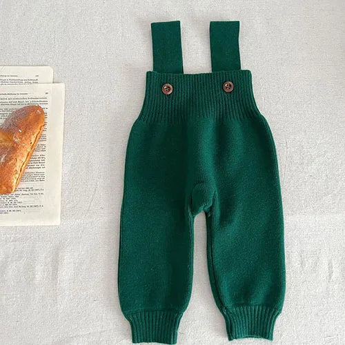 Salopette A Maglia Per Neonato