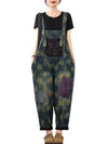 Salopette Jeans Fiori