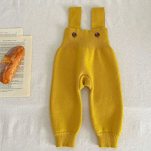 Salopette A Maglia Per Neonato