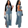 Salopette Jeans Stretta