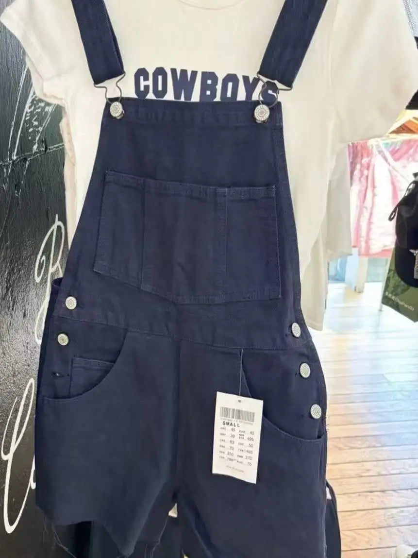 Salopette Short Jeans