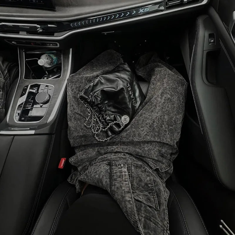 Salopette Di Jeans Lunga