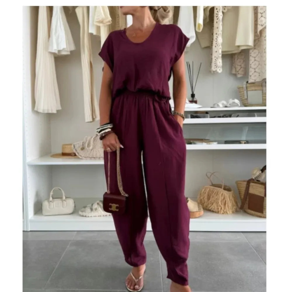 Salopette Donna Tessuto