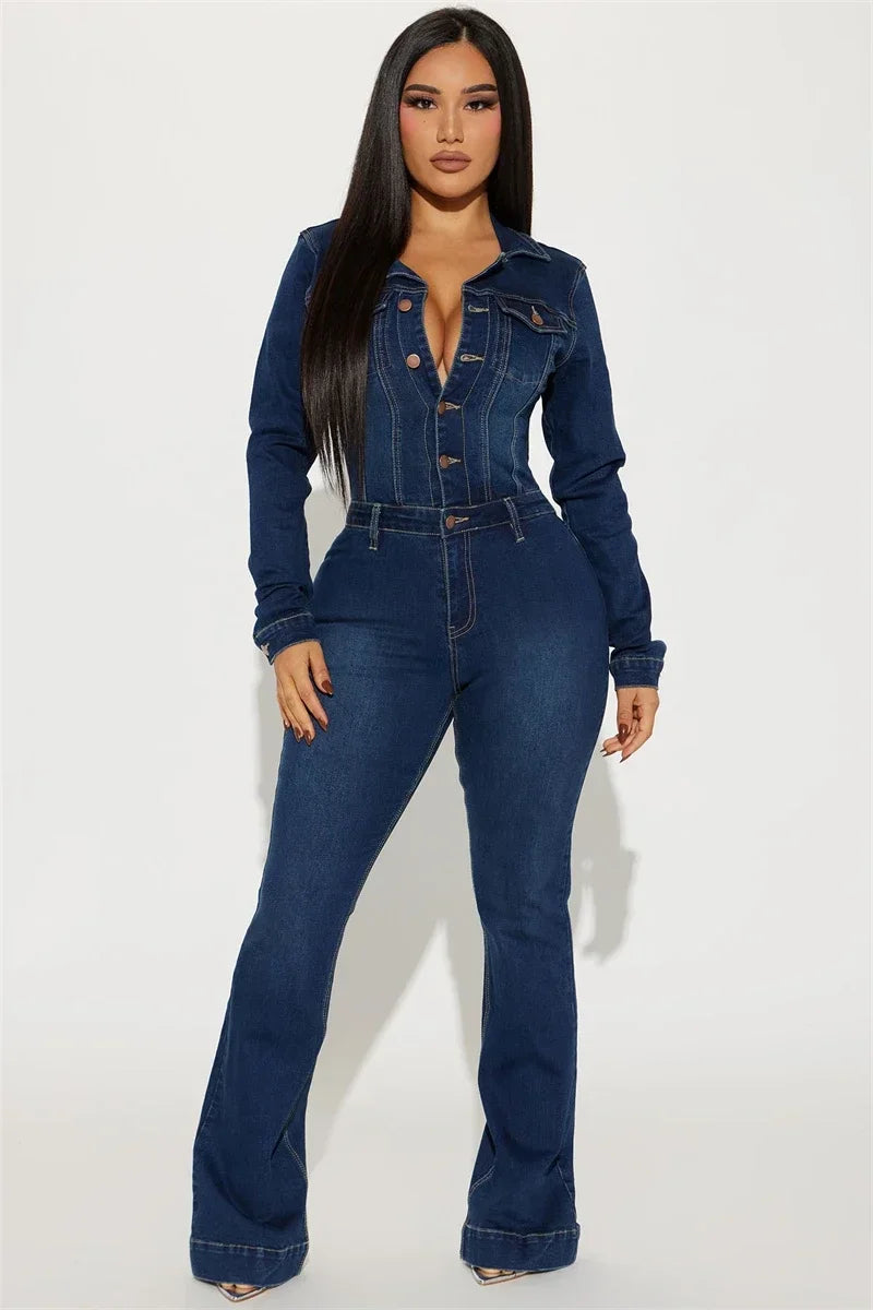 Salopette Jeans Vestito