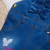 Salopette Di Jeans Bambina