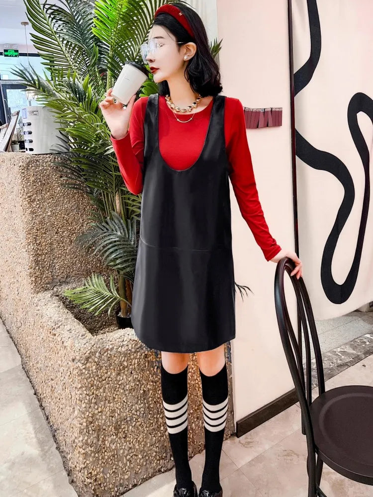 Salopette Di Pelle Donna