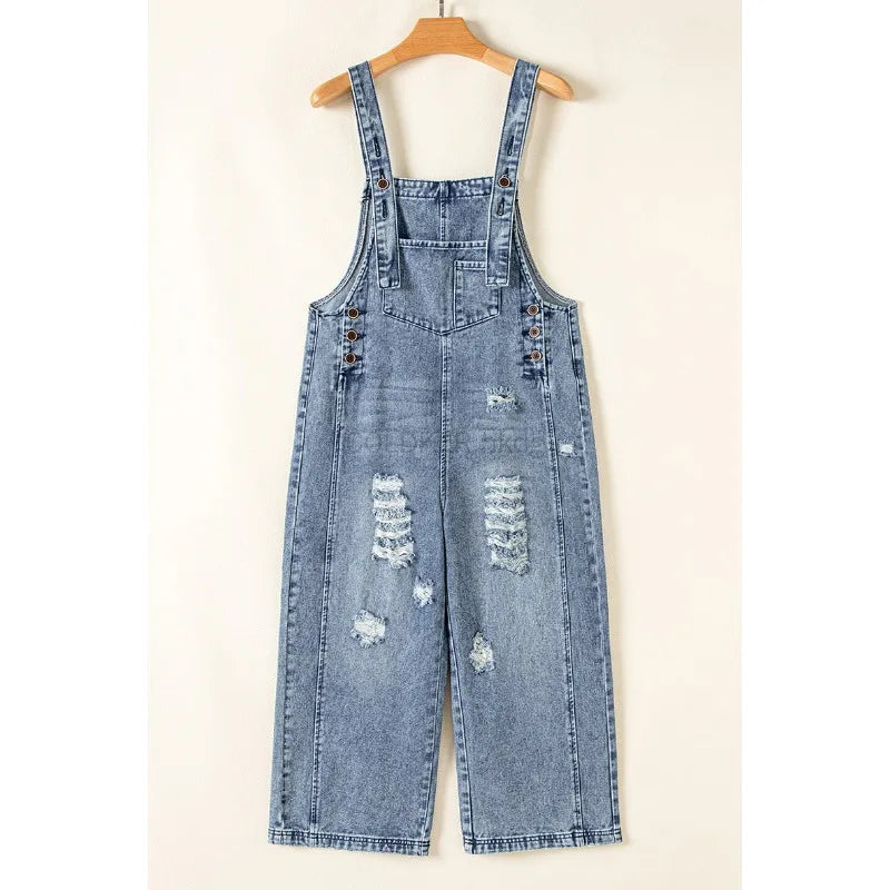 Salopette Jeans Lunga