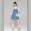 Salopette Jeans Leggero Donna