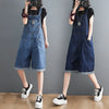 Salopette Corte Jeans