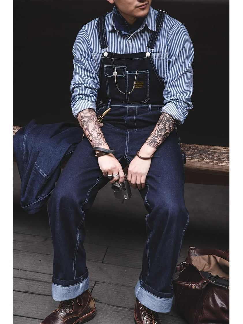 Salopette Denim Uomo