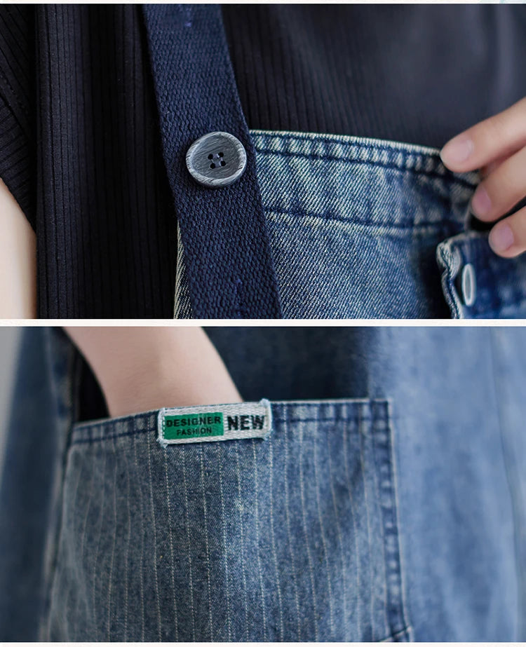 Salopette Jeans Oversize