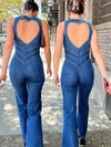 Salopette Jeans Elasticizzata