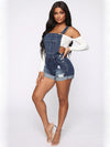 Salopette Jeans Corte Donna