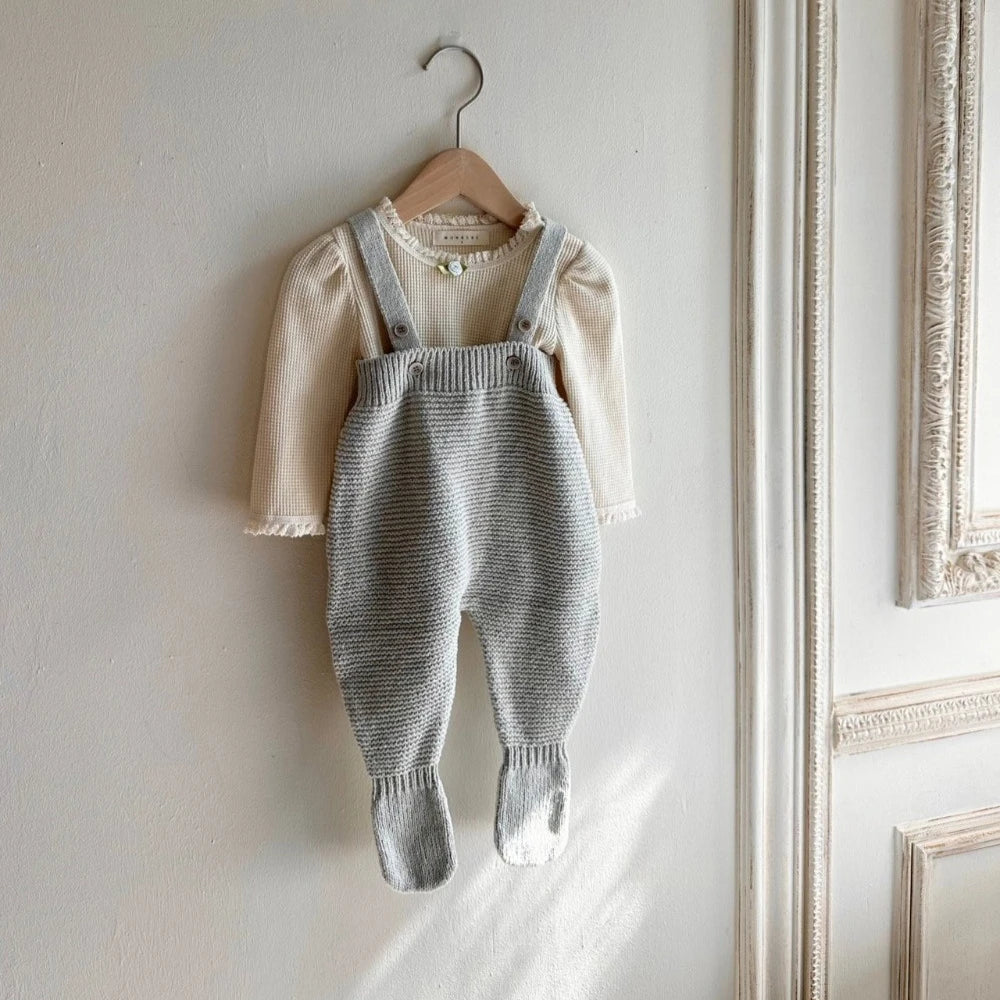 Salopette Neonata Uncinetto