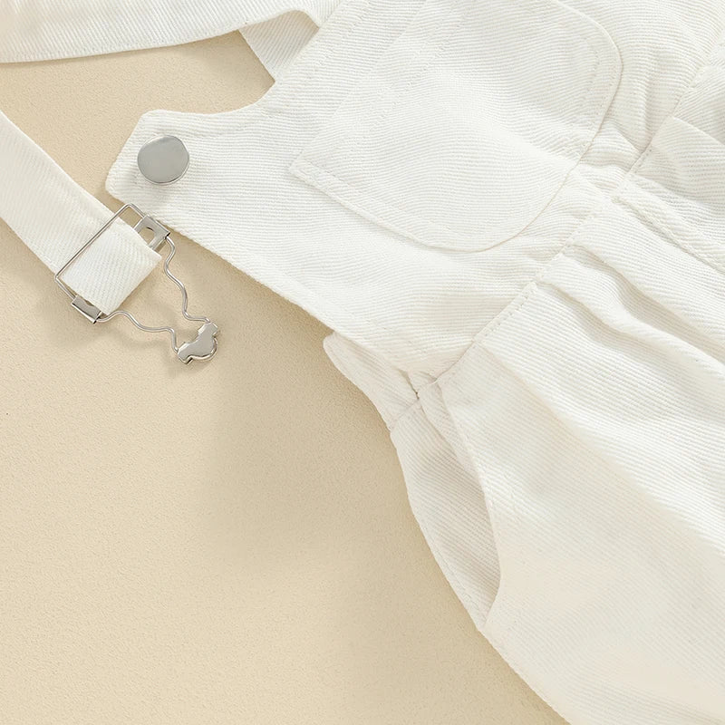 Salopette Bianca Corta