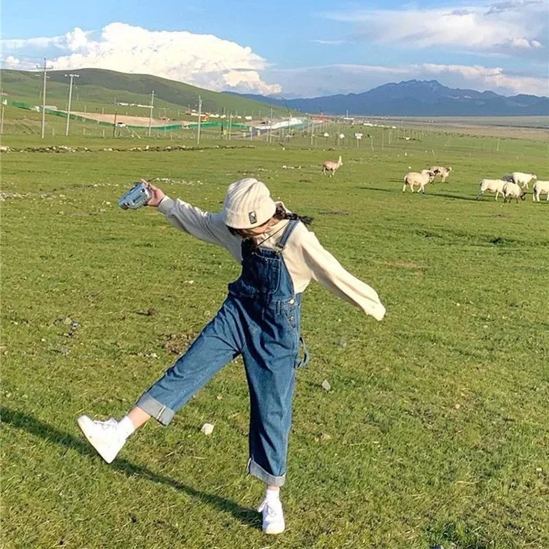 Salopette Jeans Larga