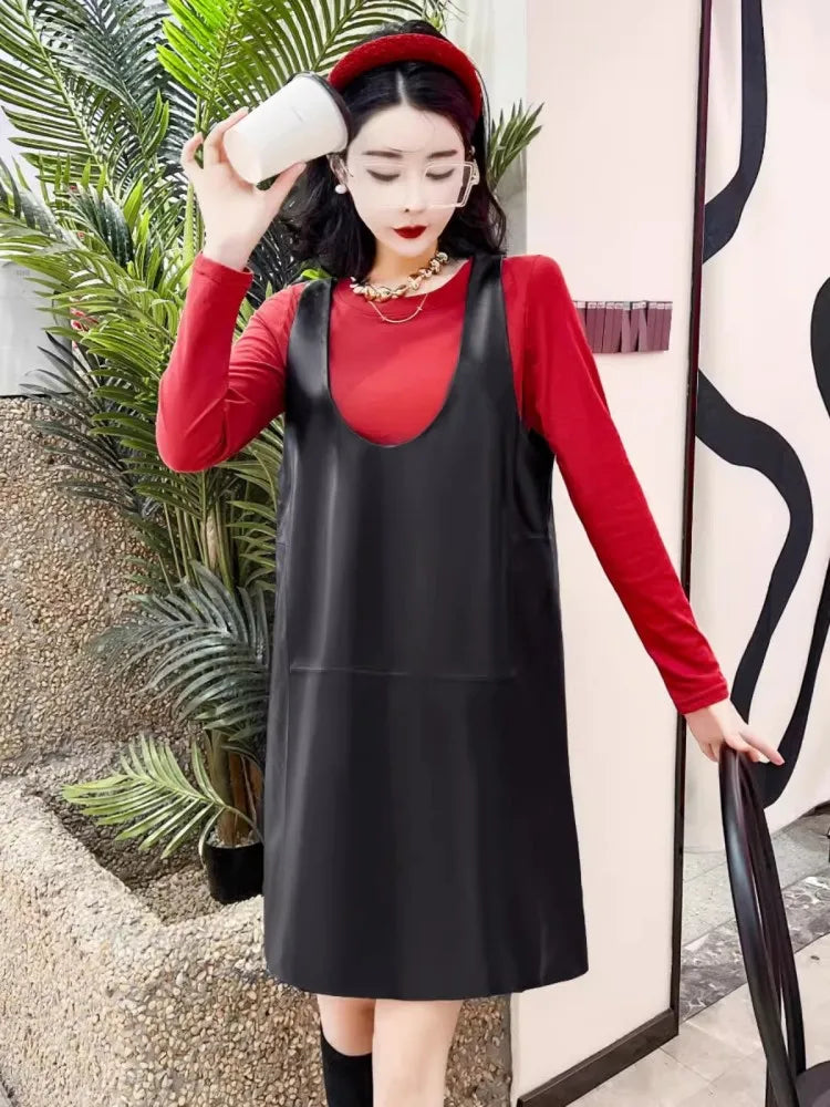 Salopette Di Pelle Donna