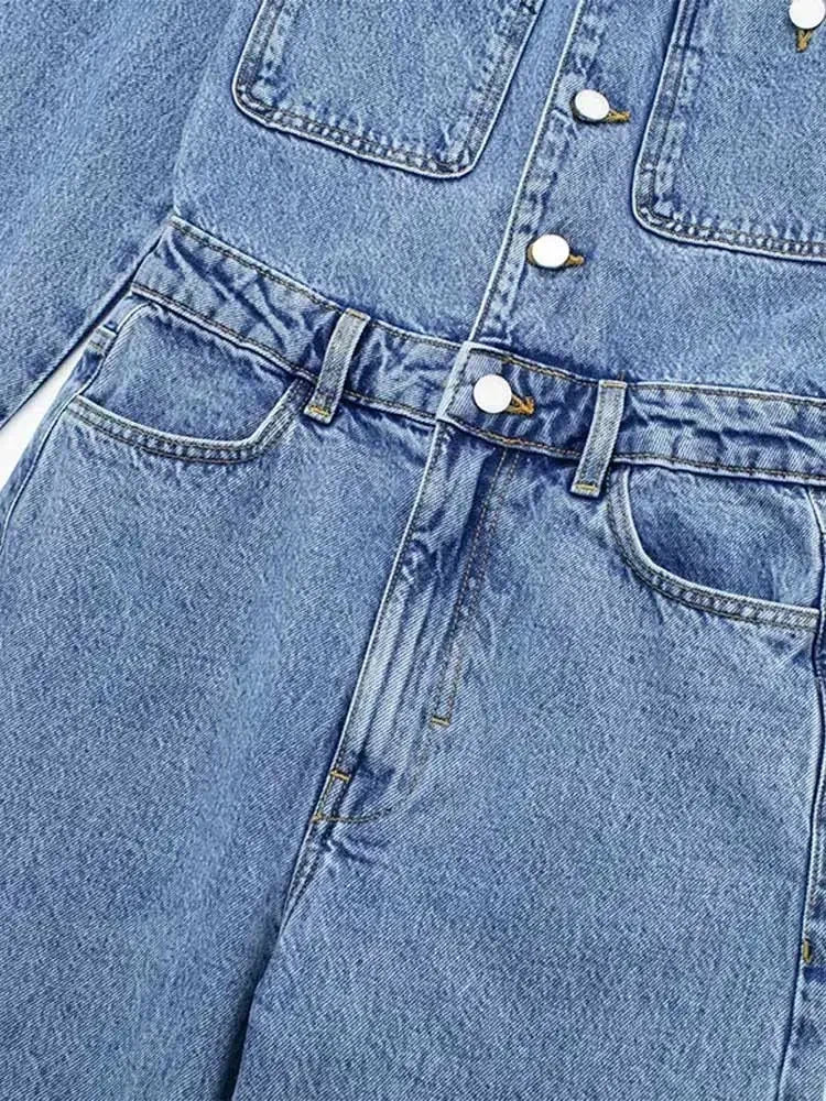 Outfit Salopette Jeans Inverno