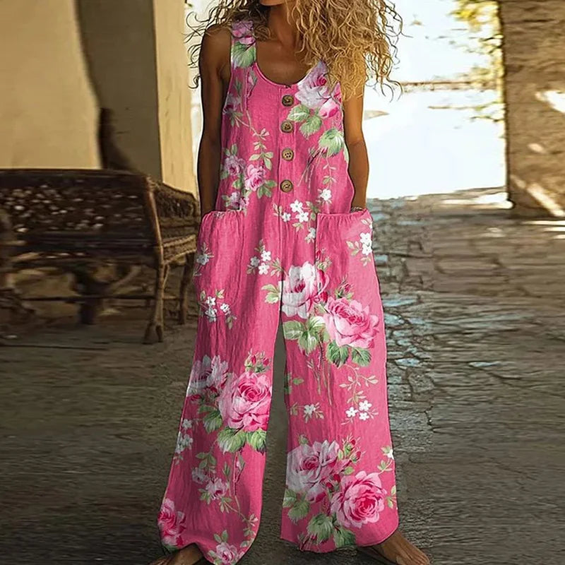 Salopette Di Lino Donna