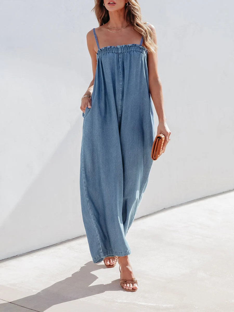Salopette Blu
