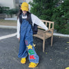Salopette Jeans Minigonna