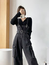 Salopette Denim Nera
