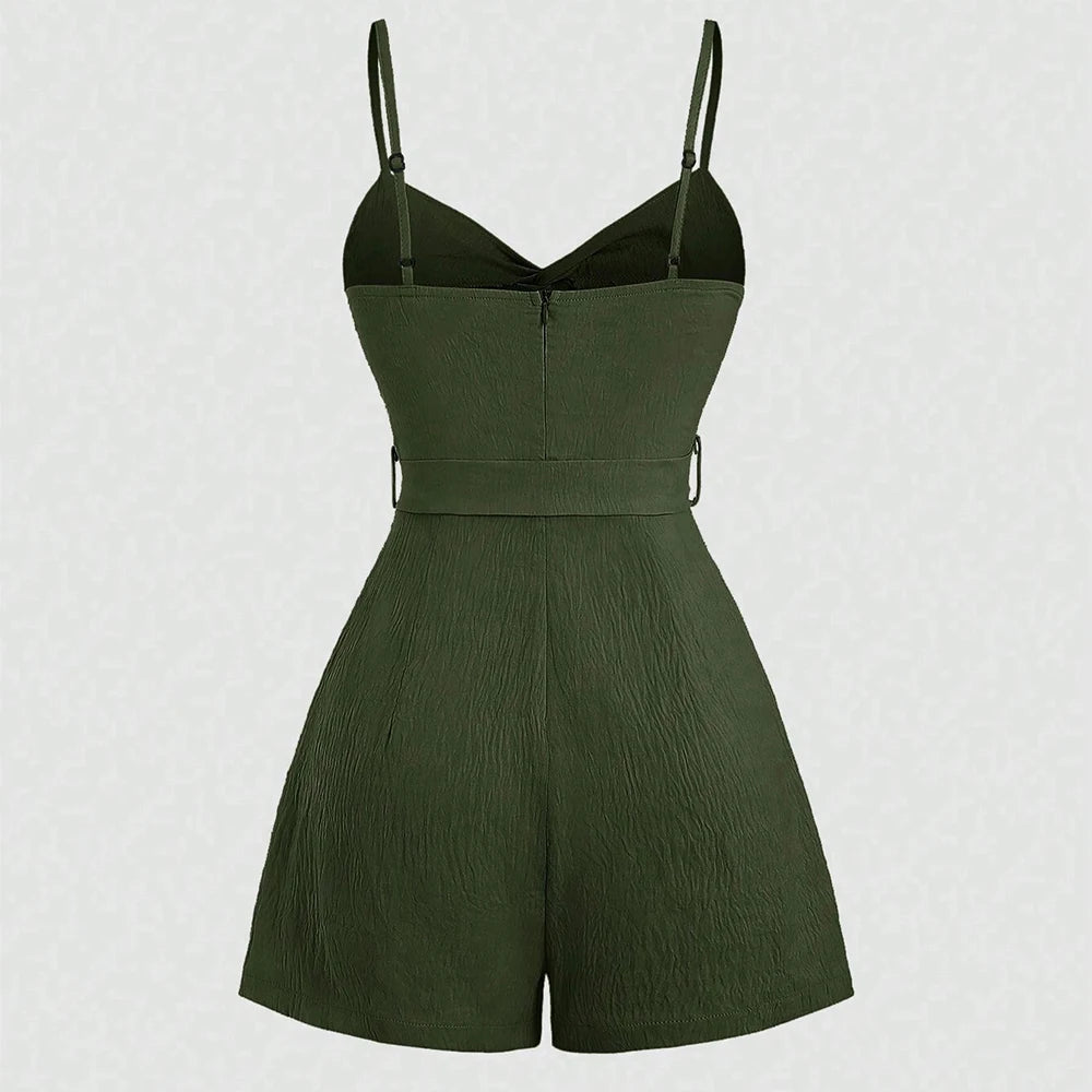 Salopette Tessuto Verde