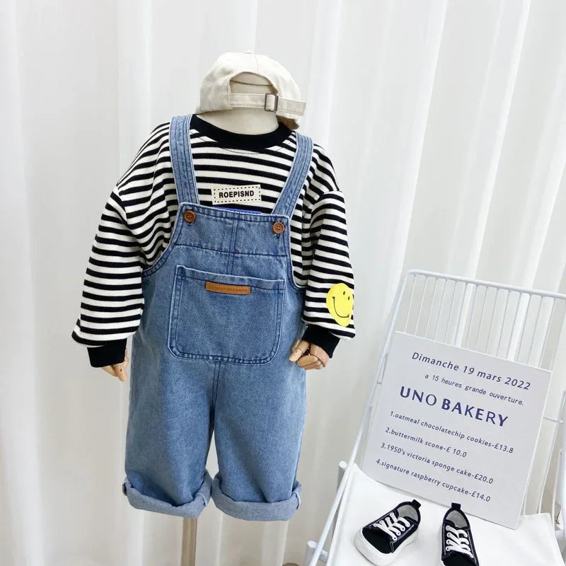 Salopette Jeans Bambino