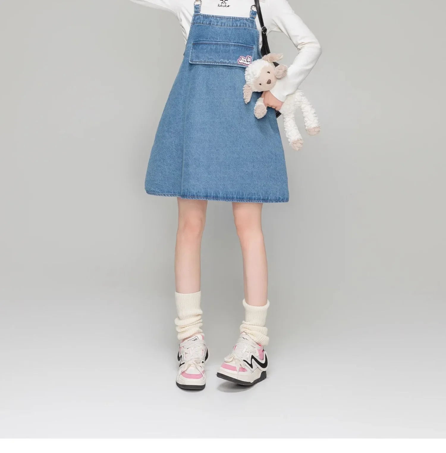 Salopette Jeans Leggero Donna