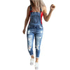 Salopette Jeans Strappati