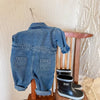 Salopette Jeans Lunga Bambina
