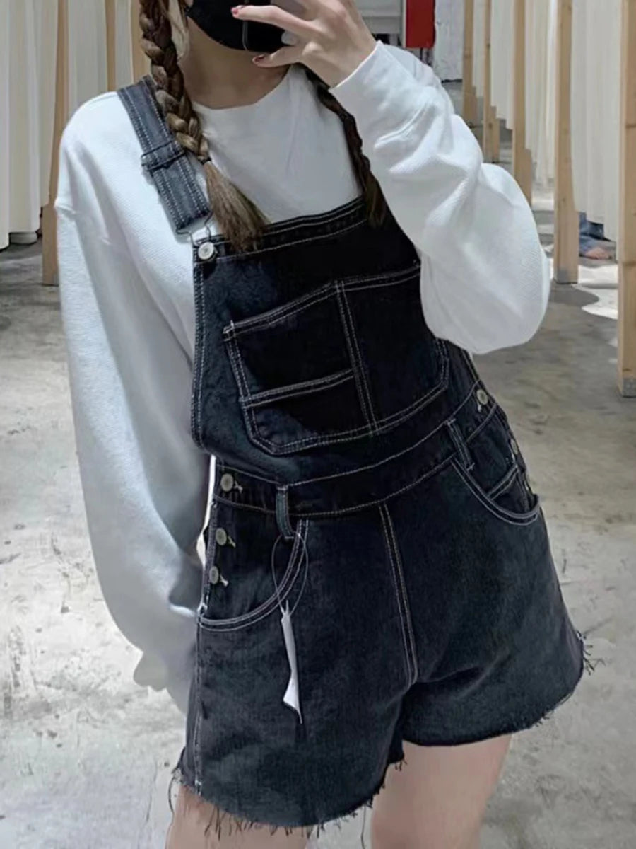 Salopette Short Jeans