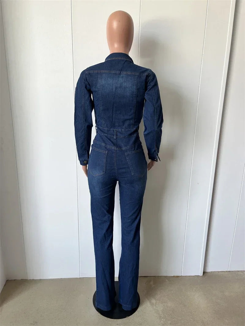 Salopette Jeans Vestito