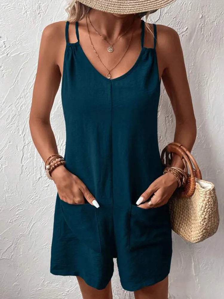 Salopette Con Maglia Sotto