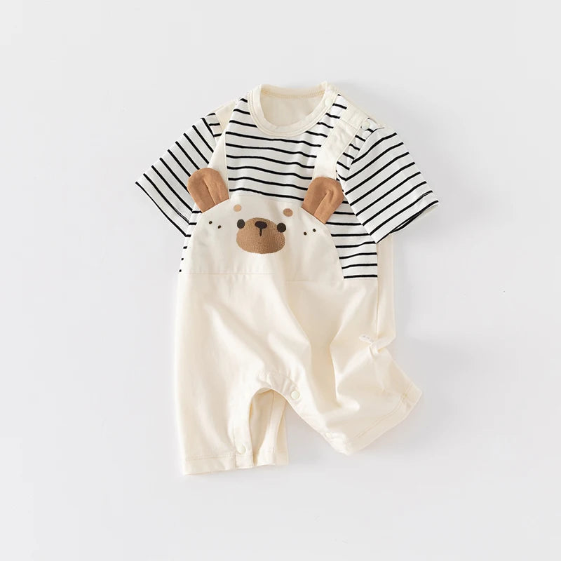 Salopette Neonato Cotone