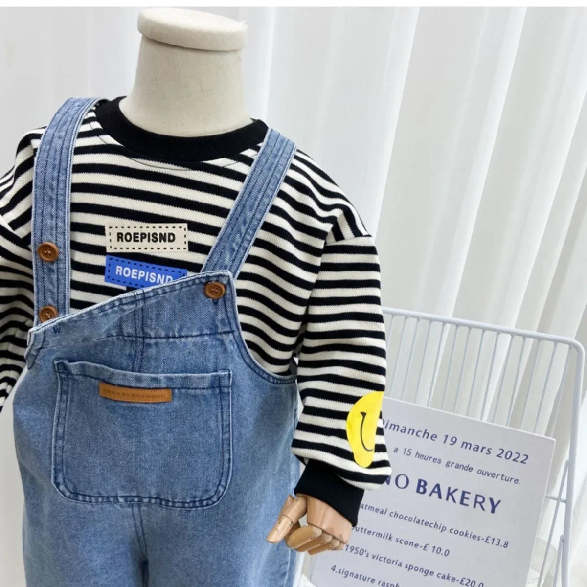Salopette Jeans Bambino