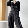Salopette Denim Nera