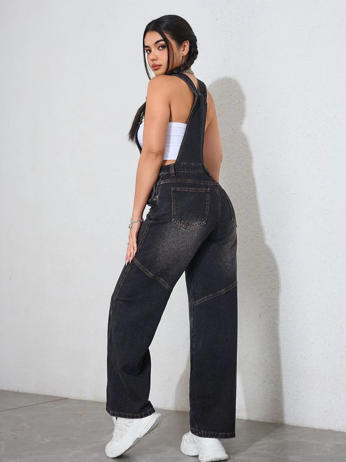 Salopette Donna Nera