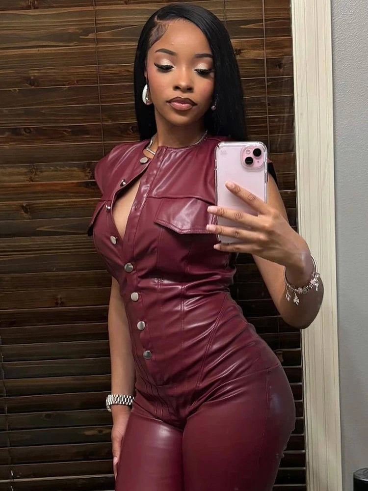 Salopette Pelle Donna