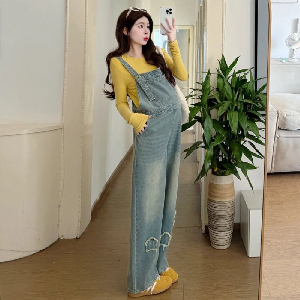 Salopette Di Jeans Premaman