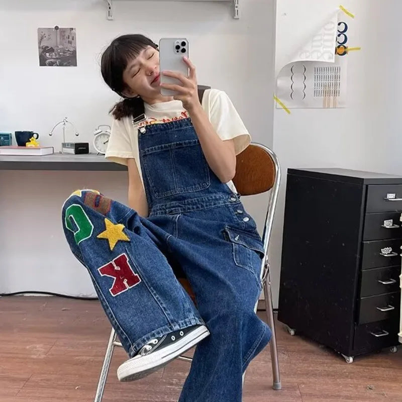 Salopette Jeans Retro Vintage