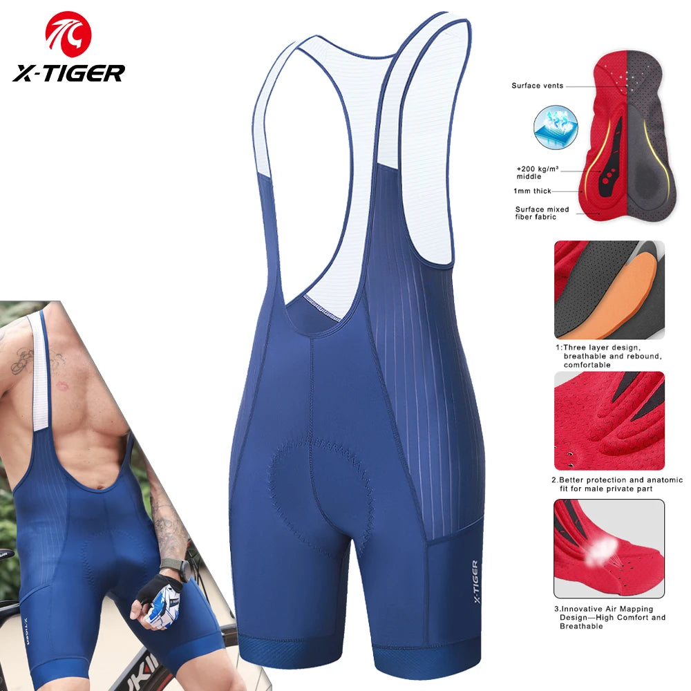 Salopette Ciclismo Blu