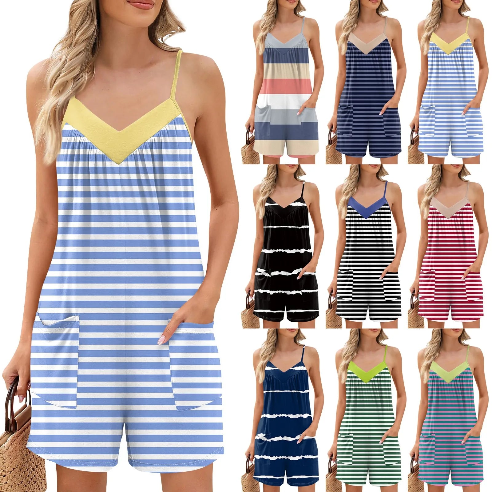 Short Salopette Femme