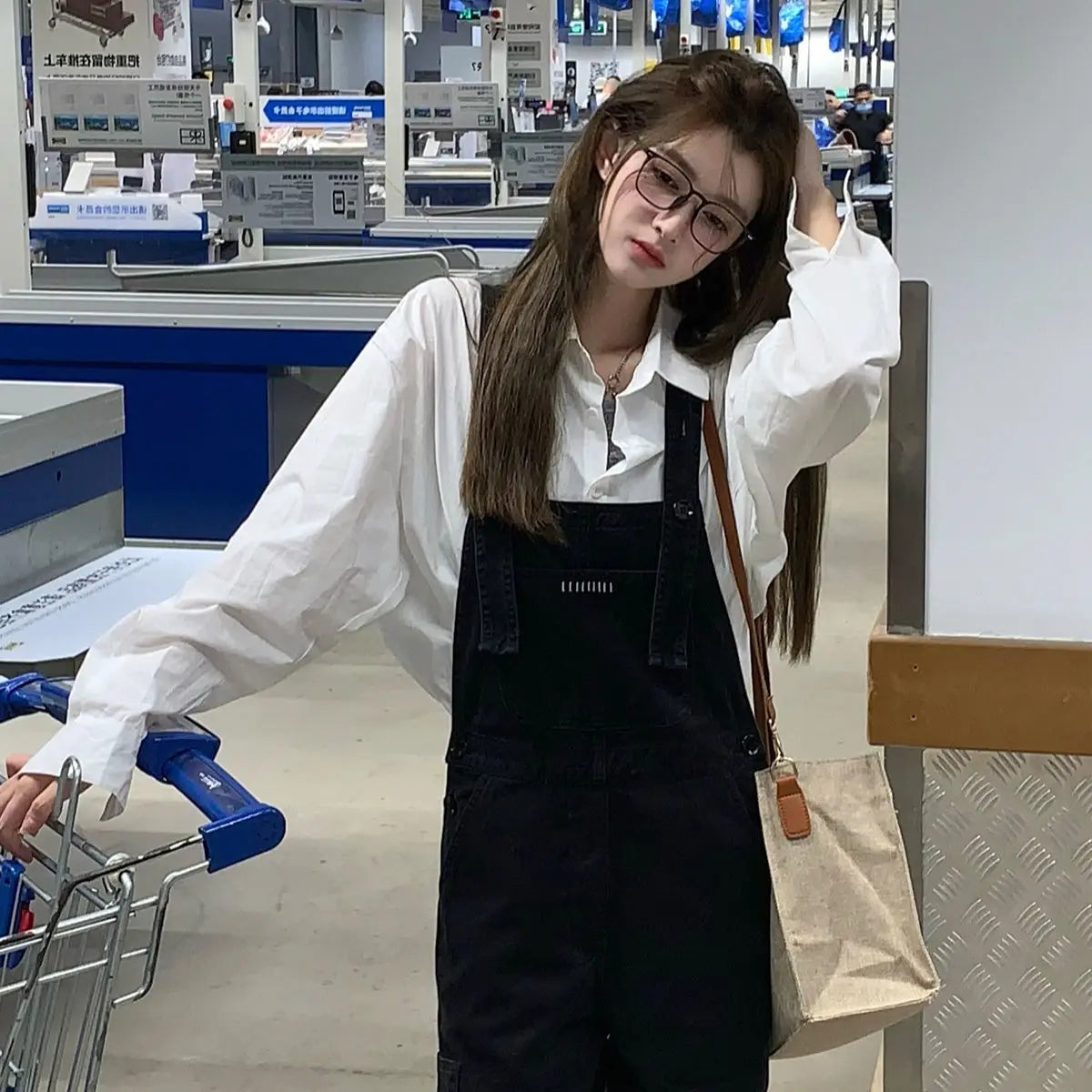 Salopette En Jean Femme