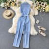 Outfit Salopette Jeans Donna