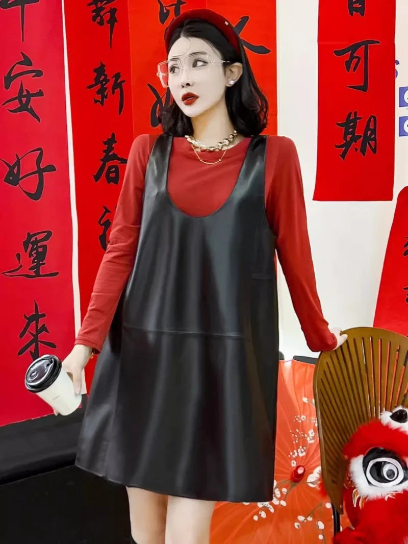 Salopette Di Pelle Donna